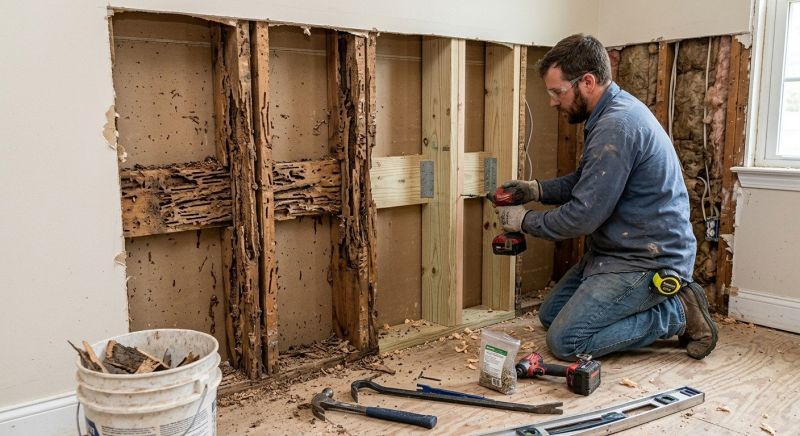 Termite Damage Restoration in Denver County, CO