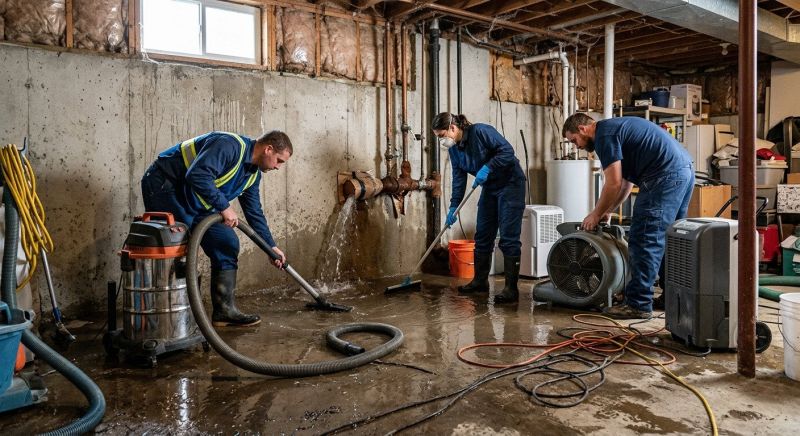 Basement Water Cleanup in Gilbert, AZ