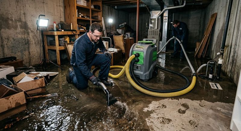 Basement Water Removal in Scottsdale, AZ