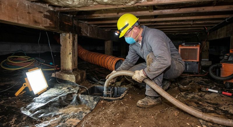 Crawl Space Water Remediation in Chandler, AZ