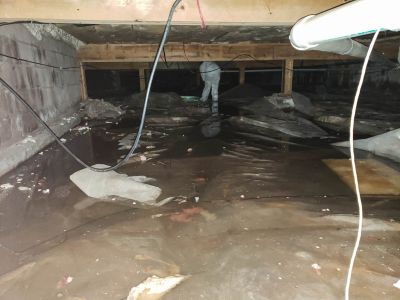 Crawlspace Water Cleanup in Scottsdale, AZ