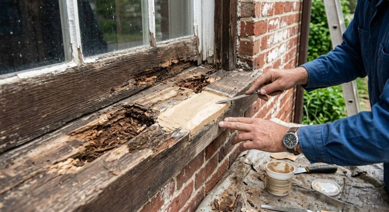 Rotten Wood Repair in Kansas City, KS