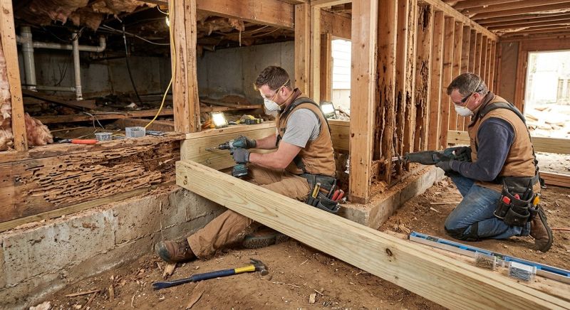 Termite Damage Restoration in Olathe, KS