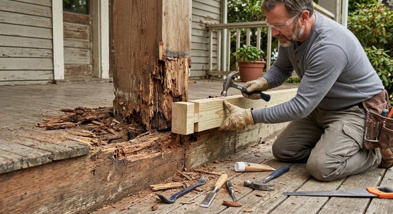 Wood Decay Repair in Conroe, TX