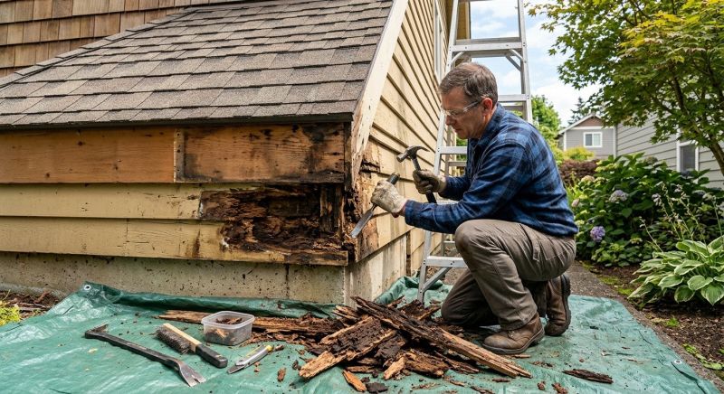 Wood Rot Removal in Kansas City, KS